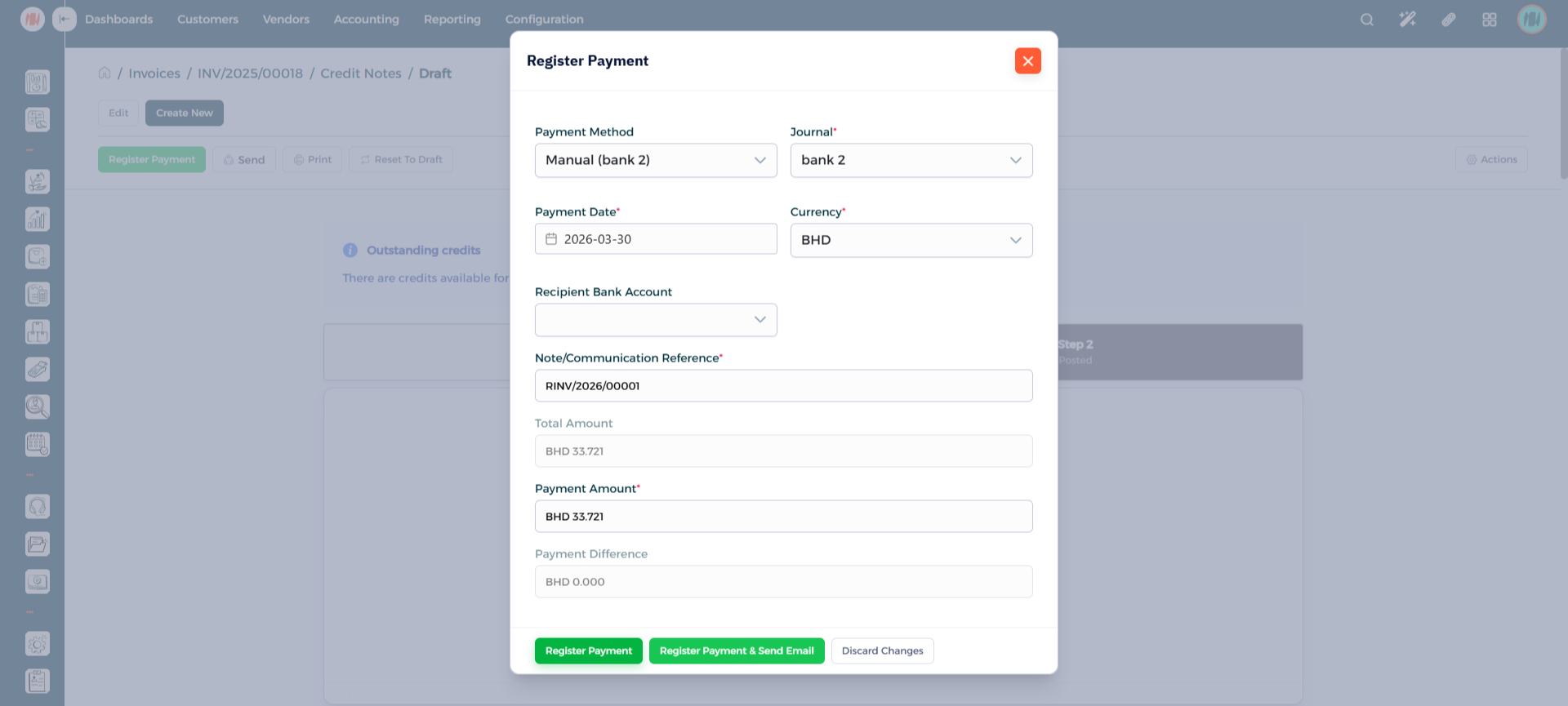 Step 7 - navigate to invoices