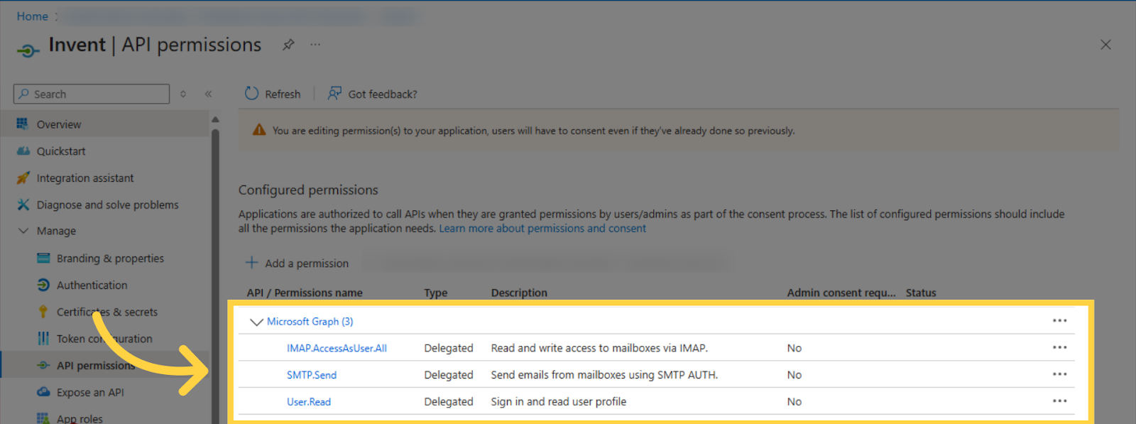 Step 25 - Outlook OAuth