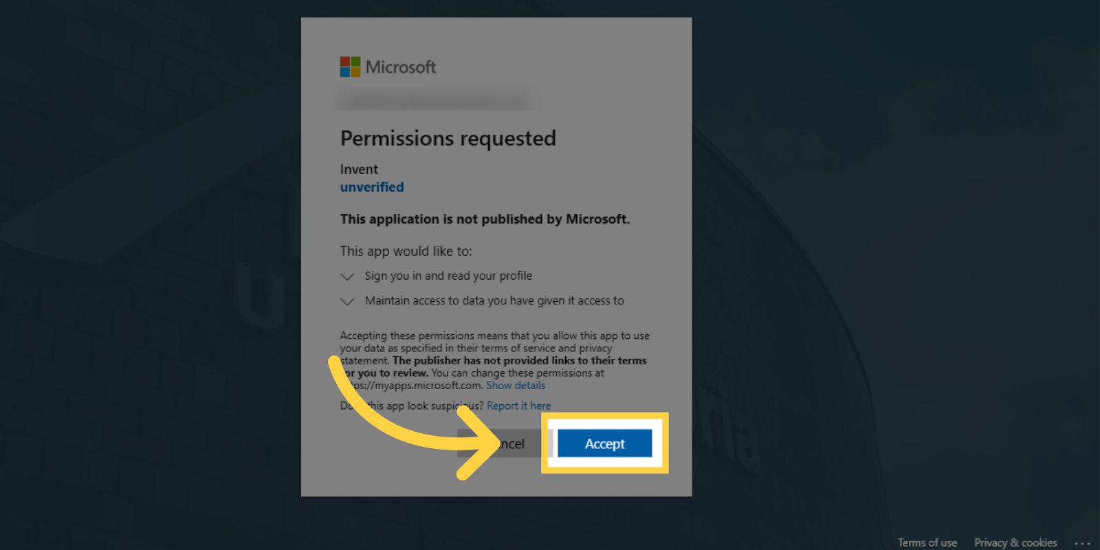 Step 52 - Outlook OAuth